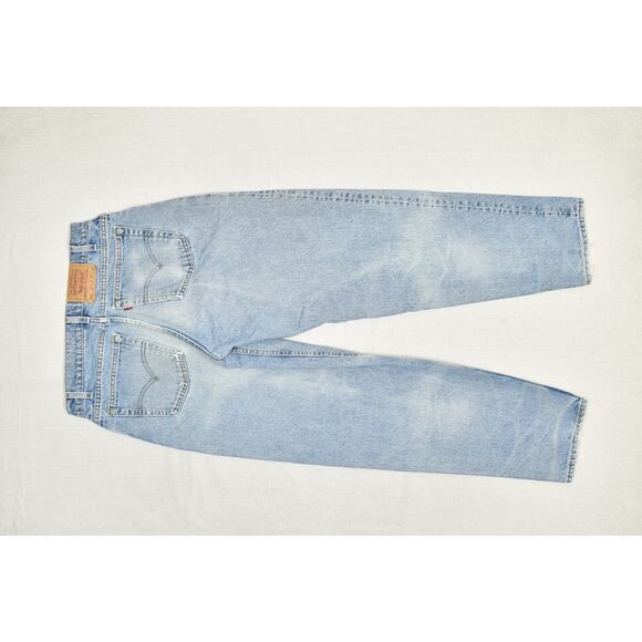 Vintage Levi's 560 Loose Fit Tapered Leg Jeans Men's 34x32 W/ Stains USA Made - Picture 3 of 8